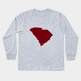 South Carolina Garnet Kids Long Sleeve T-Shirt